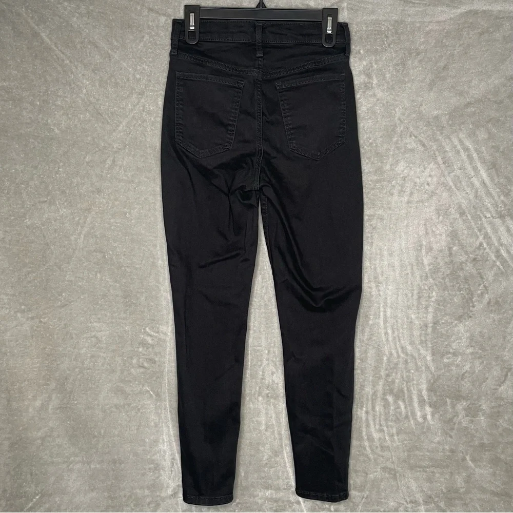 Banana Republic Black Curvy High-Rise Skinny Jeans Size 27 / 4